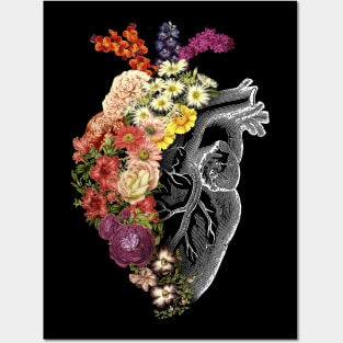 Flower Heart Spring Posters and Art
